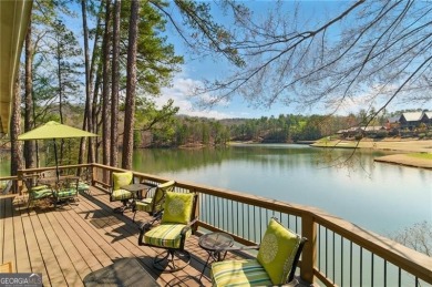 This unique 3 BR / 2 BATH villa sits directly on the edge of on Big Canoe Golf Club - Cherokee in Georgia - for sale on GolfHomes.com, golf home, golf lot