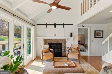 This unique 3 BR / 2 BATH villa sits directly on the edge of on Big Canoe Golf Club - Cherokee in Georgia - for sale on GolfHomes.com, golf home, golf lot