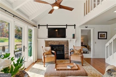 This unique 3 BR / 2 BATH villa sits directly on the edge of on Big Canoe Golf Club - Cherokee in Georgia - for sale on GolfHomes.com, golf home, golf lot