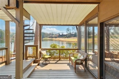 This unique 3 BR / 2 BATH villa sits directly on the edge of on Big Canoe Golf Club - Cherokee in Georgia - for sale on GolfHomes.com, golf home, golf lot