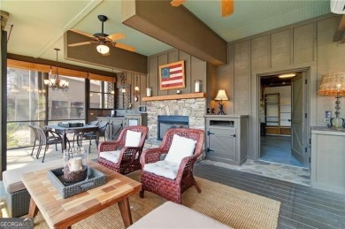This unique 3 BR / 2 BATH villa sits directly on the edge of on Big Canoe Golf Club - Cherokee in Georgia - for sale on GolfHomes.com, golf home, golf lot