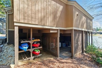 This unique 3 BR / 2 BATH villa sits directly on the edge of on Big Canoe Golf Club - Cherokee in Georgia - for sale on GolfHomes.com, golf home, golf lot