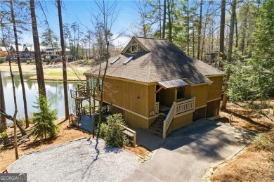 This unique 3 BR / 2 BATH villa sits directly on the edge of on Big Canoe Golf Club - Cherokee in Georgia - for sale on GolfHomes.com, golf home, golf lot