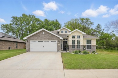 Step into this 3-year-old, 1,840 sq ft home featuring 3 spacious on Neosho Municipal Golf Course in Missouri - for sale on GolfHomes.com, golf home, golf lot