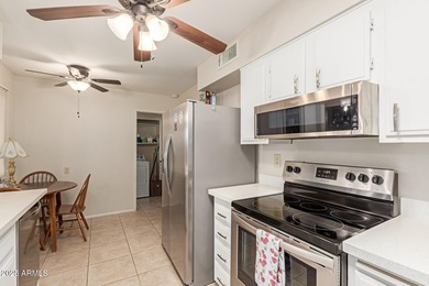 Enjoy comfortable and low-maintenance living in this delightful on Sun City Lakes West and East in Arizona - for sale on GolfHomes.com, golf home, golf lot