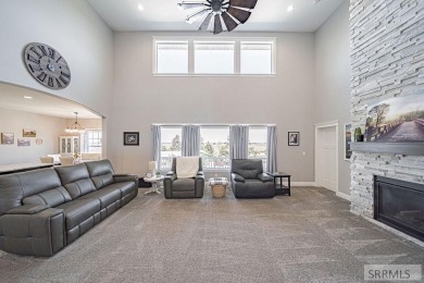 Stunning home nestled in a quiet, secluded neighborhood right on Idaho Falls Country Club in Idaho - for sale on GolfHomes.com, golf home, golf lot