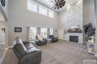 Stunning home nestled in a quiet, secluded neighborhood right on Idaho Falls Country Club in Idaho - for sale on GolfHomes.com, golf home, golf lot