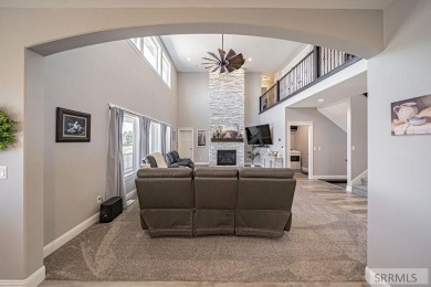 Stunning home nestled in a quiet, secluded neighborhood right on Idaho Falls Country Club in Idaho - for sale on GolfHomes.com, golf home, golf lot