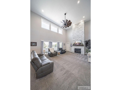 Stunning home nestled in a quiet, secluded neighborhood right on Idaho Falls Country Club in Idaho - for sale on GolfHomes.com, golf home, golf lot