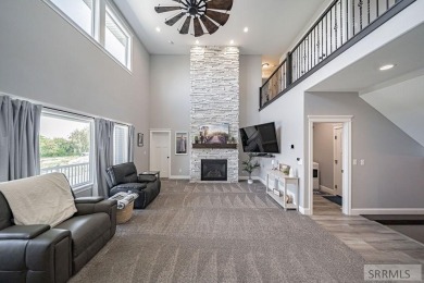 Stunning home nestled in a quiet, secluded neighborhood right on Idaho Falls Country Club in Idaho - for sale on GolfHomes.com, golf home, golf lot