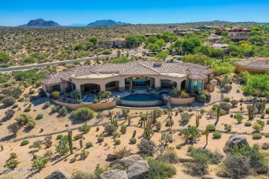 Unparalleled golf course living. Stunning ~5300 sq ft Troon on Troon North Golf Club  in Arizona - for sale on GolfHomes.com, golf home, golf lot