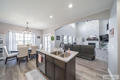 Stunning home nestled in a quiet, secluded neighborhood right on Idaho Falls Country Club in Idaho - for sale on GolfHomes.com, golf home, golf lot