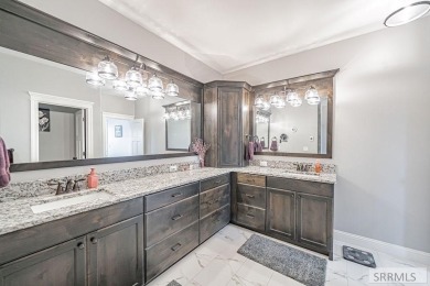 Stunning home nestled in a quiet, secluded neighborhood right on Idaho Falls Country Club in Idaho - for sale on GolfHomes.com, golf home, golf lot