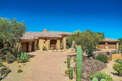 Unparalleled golf course living. Stunning ~5300 sq ft Troon on Troon North Golf Club  in Arizona - for sale on GolfHomes.com, golf home, golf lot