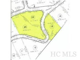 this lot is a great building lot with sewer and a great view of on Highlands Falls Country Club in North Carolina - for sale on GolfHomes.com, golf home, golf lot