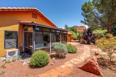 Your Sedona Shangri-La Awaits!Discover effortless living in this on Oakcreek Country Club in Arizona - for sale on GolfHomes.com, golf home, golf lot