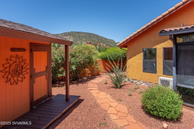 Your Sedona Shangri-La Awaits!Discover effortless living in this on Oakcreek Country Club in Arizona - for sale on GolfHomes.com, golf home, golf lot