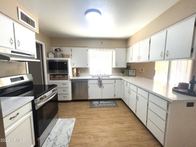 New Quartz counters & stainless appliances in kitchen Sept 2024! on Sunland Village Golf Club in Arizona - for sale on GolfHomes.com, golf home, golf lot