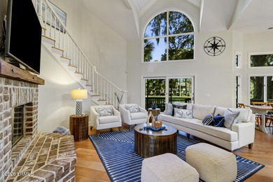 Perfectly positioned on the second green of the iconic Harbour on Harbour Town Golf Links in South Carolina - for sale on GolfHomes.com, golf home, golf lot