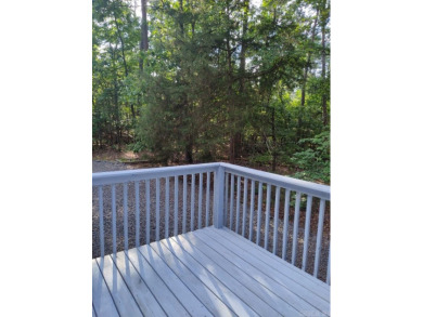 Freshly Painted/Stained Deck for your morning coffee and quiet on Balboa Golf Course in Arkansas - for sale on GolfHomes.com, golf home, golf lot