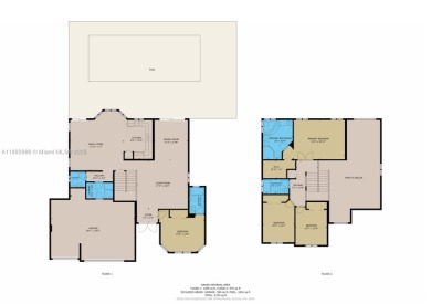 Welcome to this turnkey two-story home located in the luxurious on Keys Gate Golf Club in Florida - for sale on GolfHomes.com, golf home, golf lot