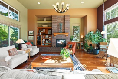 Custom single-level home located on a private gated cul-de-sac on Eagle Crest Golf Resort - Resort Course in Oregon - for sale on GolfHomes.com, golf home, golf lot
