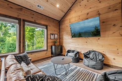 Welcome to Pine Top Escape, a stunning rustic-modern mountain on Bent Creek Golf Course in Tennessee - for sale on GolfHomes.com, golf home, golf lot
