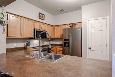 SINGLE LEVEL, NO STAIRS. Gated community along the Greenbelt on AllGolf At Rio Salado in Arizona - for sale on GolfHomes.com, golf home, golf lot