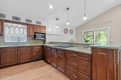 Discover serene, nature-filled living in this updated ranch home on Doe Valley Country Club in Kentucky - for sale on GolfHomes.com, golf home, golf lot
