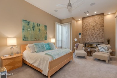 Contemporary elegance abounds in this custom masterpiece in on Troon North Golf Club  in Arizona - for sale on GolfHomes.com, golf home, golf lot