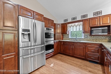 Discover serene, nature-filled living in this updated ranch home on Doe Valley Country Club in Kentucky - for sale on GolfHomes.com, golf home, golf lot