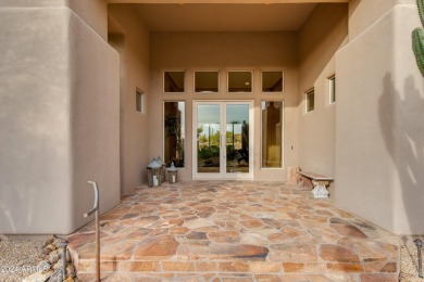 Contemporary elegance abounds in this custom masterpiece in on Troon North Golf Club  in Arizona - for sale on GolfHomes.com, golf home, golf lot