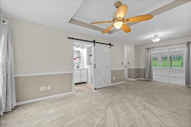 Discover serene, nature-filled living in this updated ranch home on Doe Valley Country Club in Kentucky - for sale on GolfHomes.com, golf home, golf lot