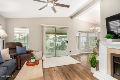 Remodeled by owner, wood like flooring,new white kitchen built on SunBird Golf Club in Arizona - for sale on GolfHomes.com, golf home, golf lot