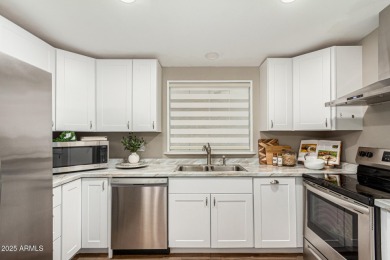 Remodeled by owner, wood like flooring,new white kitchen built on SunBird Golf Club in Arizona - for sale on GolfHomes.com, golf home, golf lot