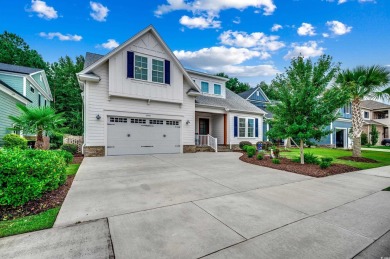 This stunning home, built in 2020 by a local custom builder on Myrtlewood Golf Course and Club  in South Carolina - for sale on GolfHomes.com, golf home, golf lot