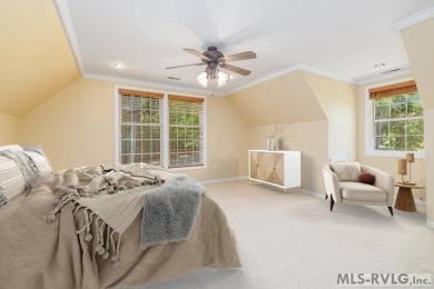 Enjoy main lake views and water-access living from this cape cod on Tanglewood Shores Golf Club in Virginia - for sale on GolfHomes.com, golf home, golf lot