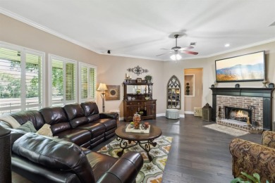 Nestled on a private, gated street overlooking the manicured on Iron Horse Golf Course in Texas - for sale on GolfHomes.com, golf home, golf lot