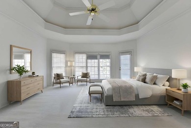 Welcome to this gorgeous 4 bed / 3.5 bath, BRICK, MASTER ON MAIN on Laurel Springs Golf Club in Georgia - for sale on GolfHomes.com, golf home, golf lot