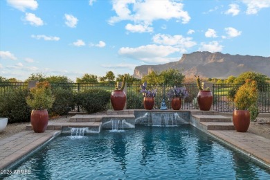 Exceptional custom home on a spectacular lot w/the coveted north on Superstition Mountain Club - Lost Gold in Arizona - for sale on GolfHomes.com, golf home, golf lot