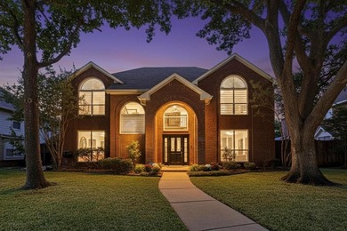Stunning Traditional-style home featuring a symmetrical brick on The Courses at Watters Creek in Texas - for sale on GolfHomes.com, golf home, golf lot