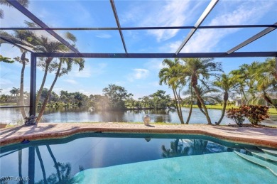 Enjoy the endless, breathtaking lake views on the lanai of this on Burnt Store Golf Club in Florida - for sale on GolfHomes.com, golf home, golf lot