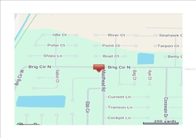 This vacant lot -- along with the adjoining lot at 34 Dorisan on Rotonda Golf and Country Club The Links Course in Florida - for sale on GolfHomes.com, golf home, golf lot