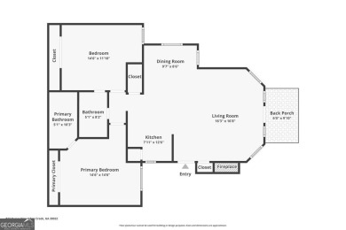 Lots to love about this 2 bedroom, 2 bath condo in lovely on Rivermont Golf and Country Club in Georgia - for sale on GolfHomes.com, golf home, golf lot