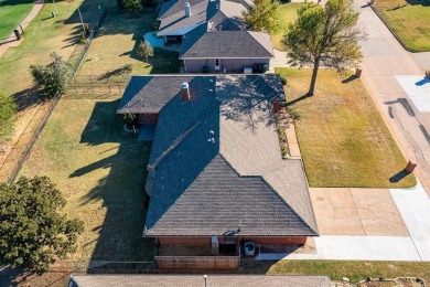 This updated 4 bedroom, 3 bathroom home showcases stunning views on The Greens Country Club in Oklahoma - for sale on GolfHomes.com, golf home, golf lot