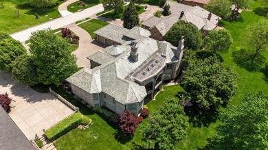 Stunning custom estate on the 1st hole fairway of the on Highland Springs Country Club in Missouri - for sale on GolfHomes.com, golf home, golf lot