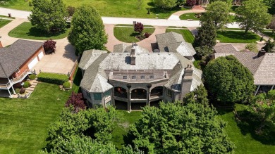 Stunning custom estate on the 1st hole fairway of the on Highland Springs Country Club in Missouri - for sale on GolfHomes.com, golf home, golf lot
