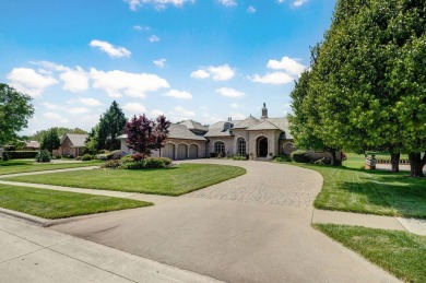 Stunning custom estate on the 1st hole fairway of the on Highland Springs Country Club in Missouri - for sale on GolfHomes.com, golf home, golf lot