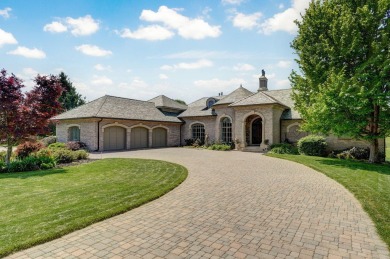 Stunning custom estate on the 1st hole fairway of the on Highland Springs Country Club in Missouri - for sale on GolfHomes.com, golf home, golf lot