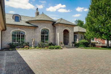 Stunning custom estate on the 1st hole fairway of the on Highland Springs Country Club in Missouri - for sale on GolfHomes.com, golf home, golf lot